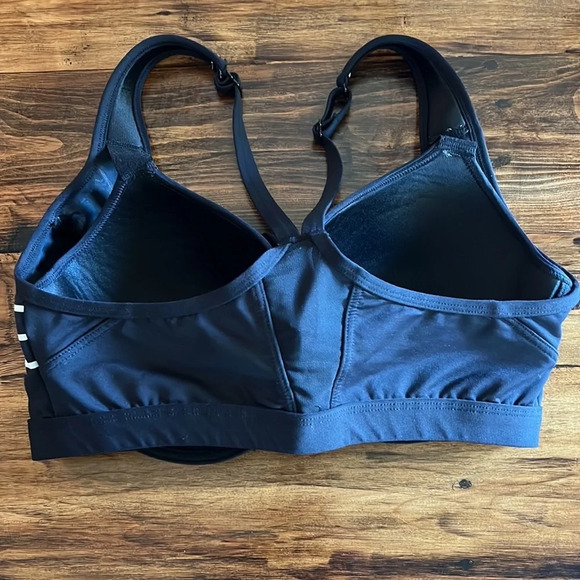 Coco Reef Pure Racerback Underwire Bikini Top - Serenity Stripe 36D - Picture 9 of 12